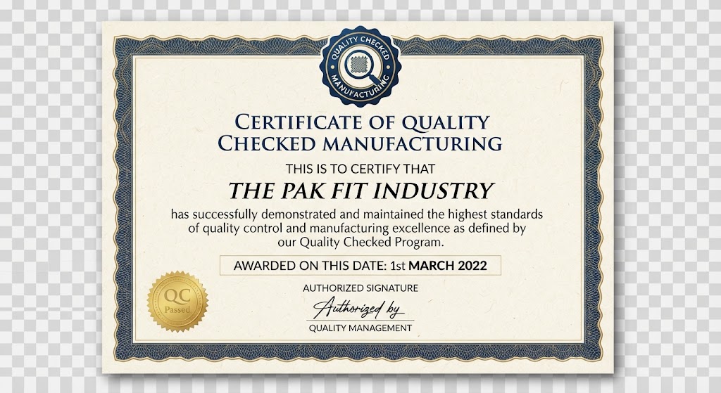 Quality Checked Manufacturing